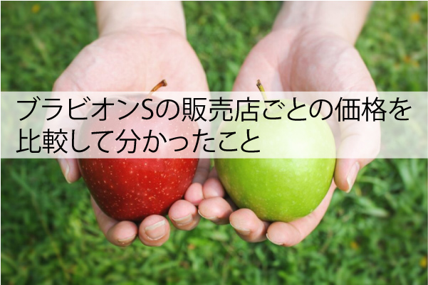 ブラビオンSの販売店ごとの価格を比較して分かったこと